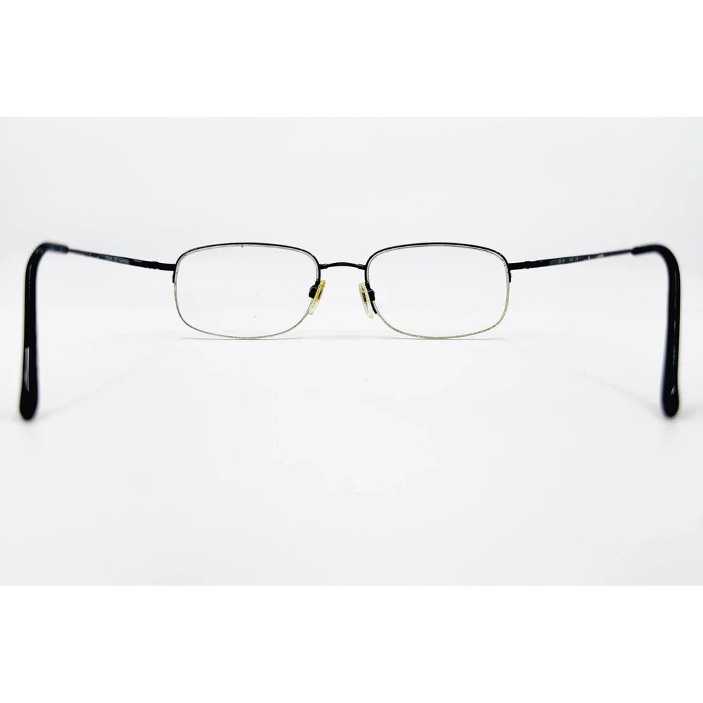 Perry Ellis Eyeglasses Mens Gunmetal Metal Rectangular Frame 2506A 54-19-140